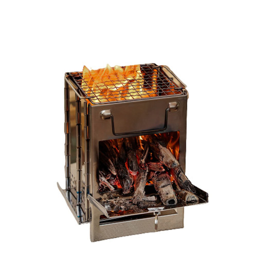 Camping Wood Burning Stove - Foldable Camp Stove Stainless Steel Collapsible Backpacking Survival Stove Campfire Stove Outdoor Folding Lightweight Stove for Cooking BBQ Picnic Hiking with Carry Bag Camping Wood Burning Stove - Foldable Camp Stove Stainless Steel Collapsible Backpacking Survival Stove Campfire Stove Outdoor Folding Lightweight Stove for Cooking BBQ Picnic Hiking with Carry Bag