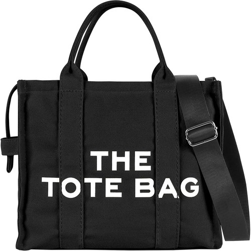 GIOIPC Canvas Tote Bags for Women, Shoulder Bag, Crossbody tote bag, Women Handbag, Tote Purse with Zipper for Travel, School, Work