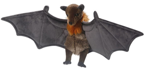 Carl Dick Flying Fox, Bat 9/23.5 inches, 23/60cm, Plush Toy, Soft Toy, Stuffed Animal 3339