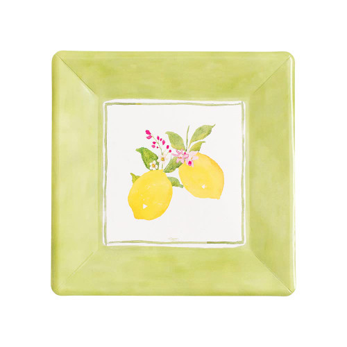 Limoncello Square Salad & Dessert Plates - 8 Per Package, 2 Packages