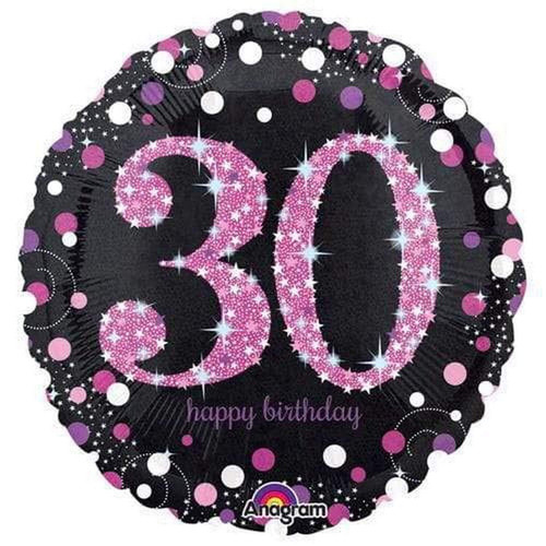 Anagram Pink Celebration 30 Foil Balloon, 18"