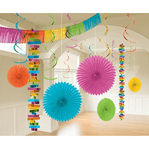 Amscan 241701.90 Paper & Foil Decorating Kit, Assorted Sizes, Multicolored