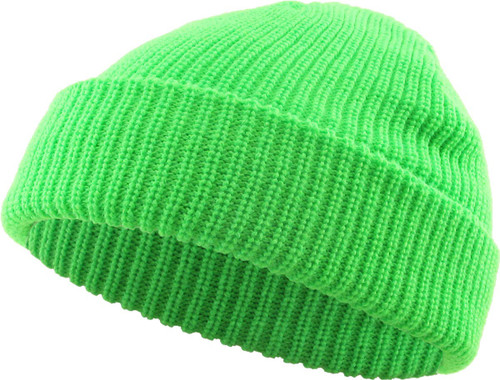 KBW-282 NGRN Classic Warm Winter Fisherman Beanie Hats Acrylic Ribbed Knit Cuff Daily Cap