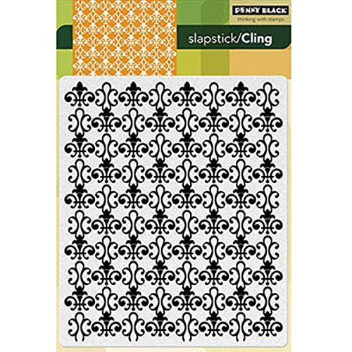 Penny Black Decorative Rubber Stamps, Fleur De Lys