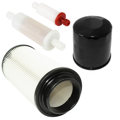 Caltric In Line Fuel Oil Air Filter Breather Kit Compatible with Polaris Sportsman 400 4X4 2002-2014