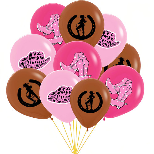 Cowgirl Latex Balloons Pack of 36 PCS 12 Inch Texas Balloons/Western Cow Party Decorations/Last Rodeo Party/Disco Birthday Decorations/Country Party/Girly Pink Western Cowgirl Theme Birthday Party Cowgirl Latex Balloons Pack of 36 PCS 12 Inch Texas Balloons/Western Cow Party Decorations/Last Rodeo Party/Disco Birthday Decorations/Country Party/Girly Pink Western Cowgirl Theme Birthday Party