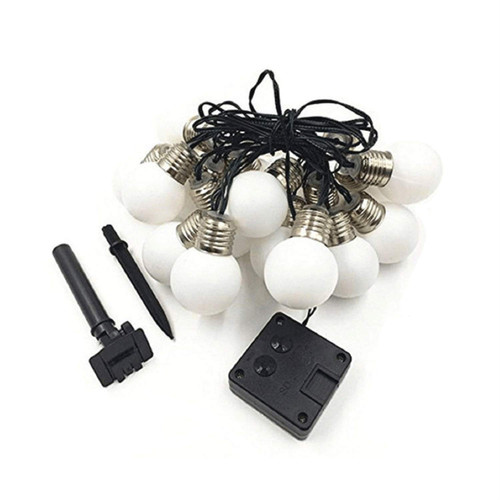 WANG KAI KAI SHOP Solar Light Bulb String Garden Courtyard Light Control Light String Decorative String Lights Indoor And Outdoor Waterproof IP44 Level With 2 Different Lighting Modes solar fairy ligh