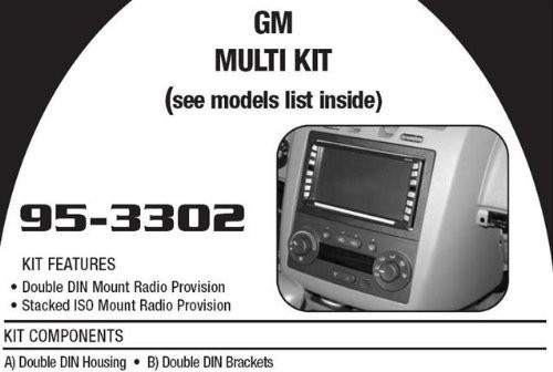 Metra 95-3302 05-07 Gm/chvy/saturn/pontiac Double Din In-dash Receiver Mounting Installation Kit Metra 95-3302 05-07 Gm/chvy/saturn/pontiac Double Din In-dash Receiver Mounting Installation Kit