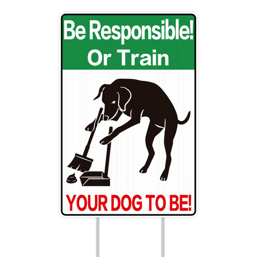 D4DREAM No Pooping Dog Sign 8"x12" Be Respectful Dog Yard Signs No Dog Poop Sign for Yard Warning Attention Signs for Stopping The Dog from Pooping Lawn Sign Please Clean Up After Your Dog Sign D4DREAM No Pooping Dog Sign 8"x12" Be Respectful Dog Yard Signs No Dog Poop Sign for Yard Warning Attention Signs for Stopping The Dog from Pooping Lawn Sign Please Clean Up After Your Dog Sign