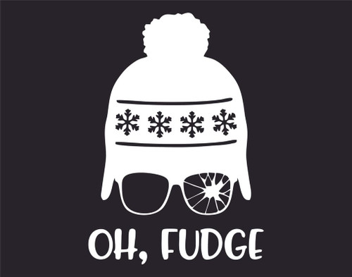 Oh, Fudge Sticker for Cars Funny Car Vinyl Bumper Sticker Window Decal | White | 5.25" inch Oh, Fudge Sticker for Cars Funny Car Vinyl Bumper Sticker Window Decal | White | 5.25" inch