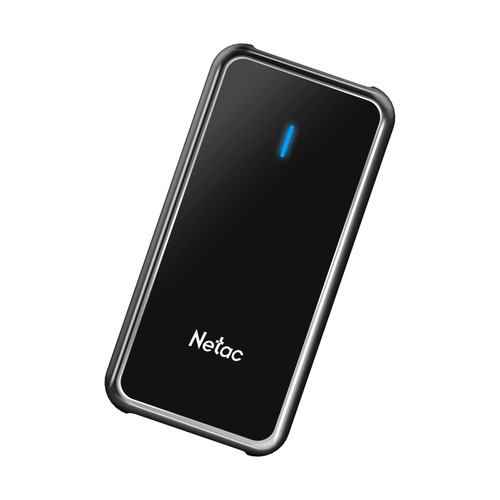 Netac 250GB Portable SSD USB 3.2 Gen 2 (10 Gbps, Type-C) External Solid State Drive Backup Slim Portable Drive, Dependable Storage for Student/File Storage/Games/Business Travel Essential-Z2S