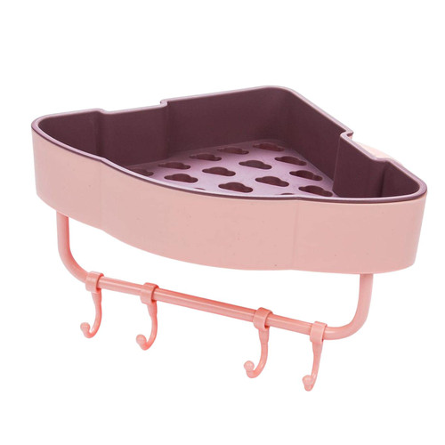SM SunniMix Self Corner Shelf Bathroom Shower Caddy Organizer for Kitchen Toilet Bathroom Corner Shelves Shower Caddy Organizer, No Drilling, Pink SM SunniMix Self Corner Shelf Bathroom Shower Caddy Organizer for Kitchen Toilet Bathroom Corner Shelves Shower Caddy Organizer, No Drilling, Pink