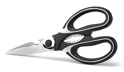 Emilio Torazzi Kitchen Scissors - Ultra Sharp Premium Multi Purpose Kitchen Shears - Heavy Duty & Dishwasher Safe