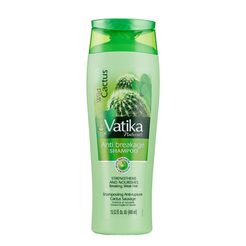 Dabur Vatika Anti-Breakage Shampoo, Wild Cactus, 13.52 Fluid Ounce (Pack of 2)