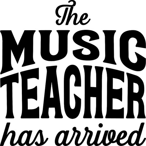 The Music Teacher Has Arrived Funny Wall Decals for Walls Peel and Stick Wall Art murals Black Medium 18 Inch The Music Teacher Has Arrived Funny Wall Decals for Walls Peel and Stick Wall Art murals Black Medium 18 Inch