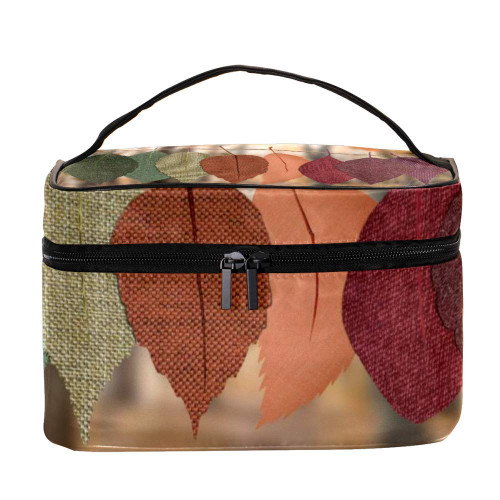 Inhomer Cosmetic Bag Leaves Hang On Rope Travel Makeup Case Handy Toiletry Organizer Storage Box Inhomer Cosmetic Bag Leaves Hang On Rope Travel Makeup Case Handy Toiletry Organizer Storage Box