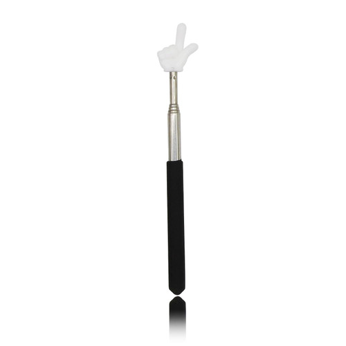 Dohia Retractable Pointer for Classroom Telescopic Teachers Pointer Extendable Hand Pointer Finger Pointer Stick Mini Retractable Classroom Pointer for Elementary School Kindergarten Teacher D2(Black)