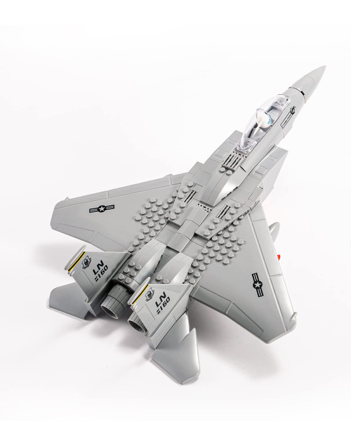 dOvOb Military F-15 Eagle Fighter Jet Building Blocks Set, Army Plane Toys as Gift for Kids or Adult (270 Pieces) dOvOb Military F-15 Eagle Fighter Jet Building Blocks Set, Army Plane Toys as Gift for Kids or Adult (270 Pieces)