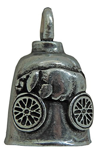 Motorcycle Biker Pewter Hog On Wheels American Gremlin® Bell