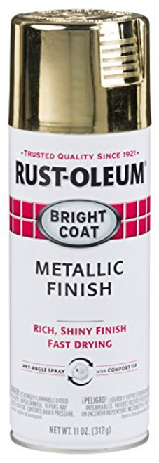 Rust-Oleum Available 7710830 Bright Coat Metallic Color Spray, Gold, 11-Ounce Rust-Oleum Available 7710830 Bright Coat Metallic Color Spray, Gold, 11-Ounce