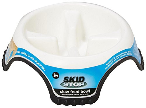 Jw Pet Skidstop Slow Feed Pet Bowl Large(Color May Vary)