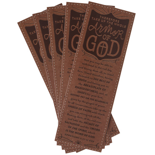 Salt & Light, Ephesians 6:13-17 Armor of God Bookmarks, 2 x 6 inches, 25 Bookmarks