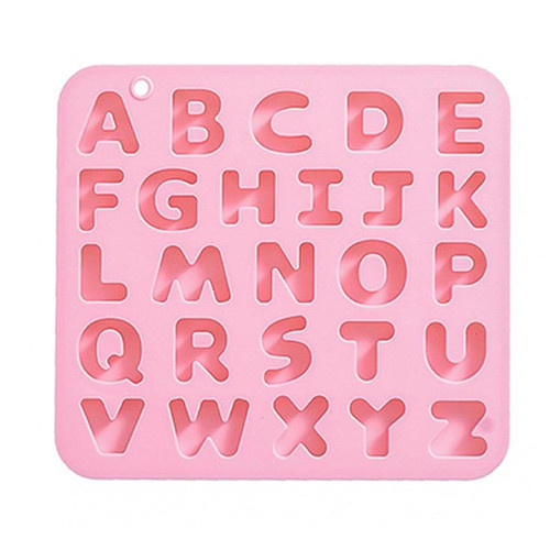English Letter Shaped Silicone Mold DIY Cake Pastry Decor Baking Mold For Making Chocolate Fondant Molds Alphabets 26 English Letter Silicone Mold Baking Tool