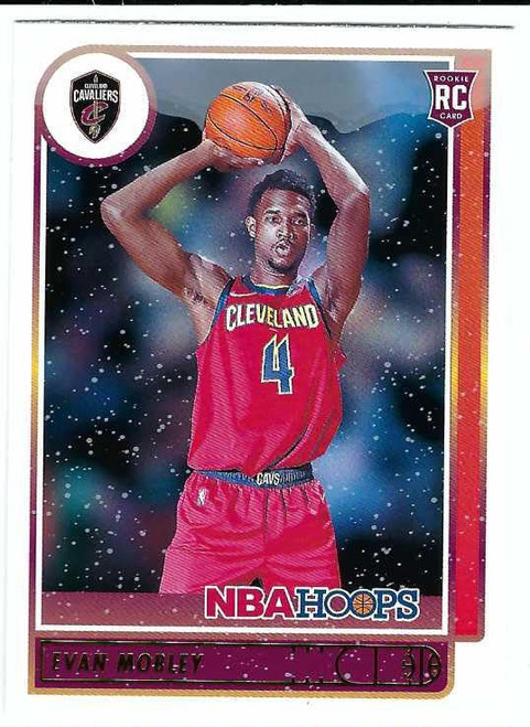 EVAN MOBLEY 2021-22 Panini NBA Hoops Rookie Card #234 WINTER PARALLEL RC Cleveland Cavaliers Basketball