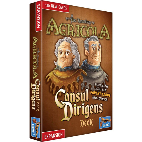 Agricola (Revised Edition) Consul Dirigens Deck Expansion | Farming Strategy Game | Advanced Board Game | Ages 12+ | 1-4 Players | Avg. Playtime 90 Mins | Made by Lookout Games, Multicolor (LK0142)