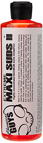 Chemical Guys CWS_101_16 Maxi-Suds II Super Suds Car Wash Shampoo, Cherry Scent (16 oz)