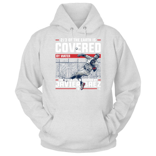 FanPrint Javier Baez Hoodie - Covered by - Hoodie/Grey/L