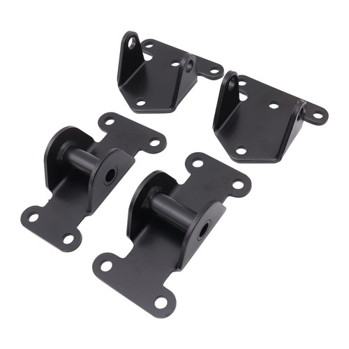 MOFANS Solid Steel Motor and Chassis Mounts Kit Fit for Chevy Frame Small Block SBC Engine Replace Part #3990914