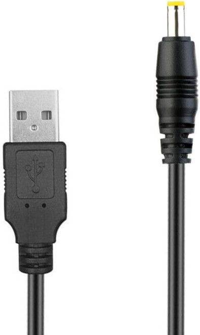 Nuxkst USB to DC Charging Cable PC Laptop Charger Power Cord for Pyle PIPCAM24 HD 720P Covert Wireless IP Security Surveillance Camera Clock