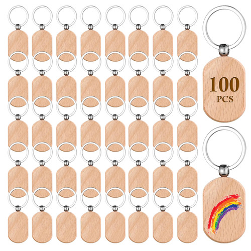 100 Pcs Wooden Keychain Blanks Wood Key Chain Bulk Rounded Square Wooden Blank Keychains Voittozege Unfinished Blanks Wood Keychains Blank Wooden Key Tag for DIY Gift Craft Supplies 100 Pcs Wooden Keychain Blanks Wood Key Chain Bulk Rounded Square Wooden Blank Keychains Voittozege Unfinished Blanks Wood Keychains Blank Wooden Key Tag for DIY Gift Craft Supplies