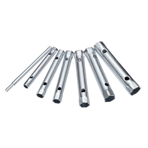 SARDFXUL 6pcs Tubular Box Spanner Set Tube Spanner Wrench Metric Socket Repair Hand Tool Metric Tubular Box Wrench Plumb Repair