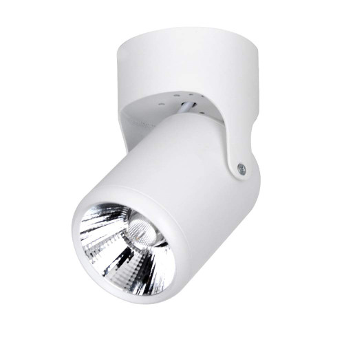 AIKUZ Spotlight Nordic Style White Spot Light Personality Creative Downlights 7W LED Gu10 Spot Lamp Modern Simple Spotlight Stage Light Bar Spotlight Rotating Adjustable Ceiling Light Ultra Slim (Col