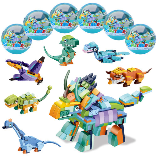 WINGIFT Party Favor for Kids, 6 in 1 Pre Filled Giant Triceratops Block Set- 6 Pcs Mini Building Blocks Toys, STEM Building Blocks Toys, Classroom Prize Toys,Birthday Gifts,Goodie Bags,Carnival Prizes WINGIFT Party Favor for Kids, 6 in 1 Pre Filled Giant Triceratops Block Set- 6 Pcs Mini Building Blocks Toys, STEM Building Blocks Toys, Classroom Prize Toys,Birthday Gifts,Goodie Bags,Carnival Prizes