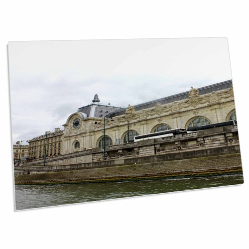 3dRose Floating by The Modern Museum of Art on The Sienne River... - Desk Pad Place Mats (dpd-38314-1)