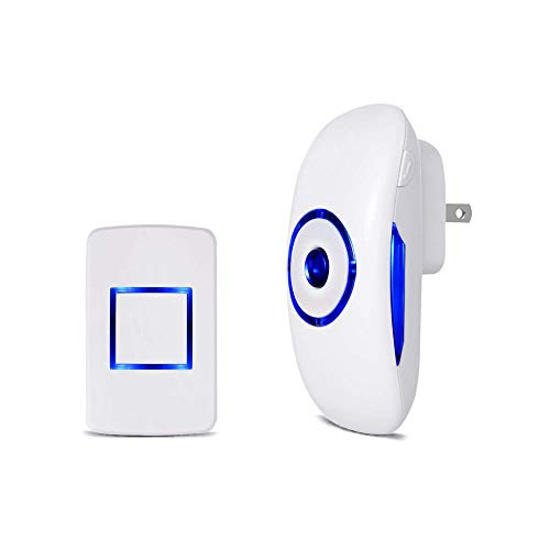 Wireless Doorbell Anynow Waterproof Door Bell Chime Kit Operating at 1000 Feet with 36 Chimes,LED Indicator