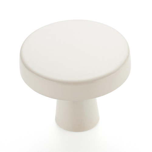 Ravinte 15 Pack Drawer Pulls 1-1/4 Inch Kitchen Cabinet Knobs Solid Round Dresser Drawer Knobs White Dresser Knobs Drawer Knobs Simple Cabinet Hardware for Cupboard Drawer Pulls