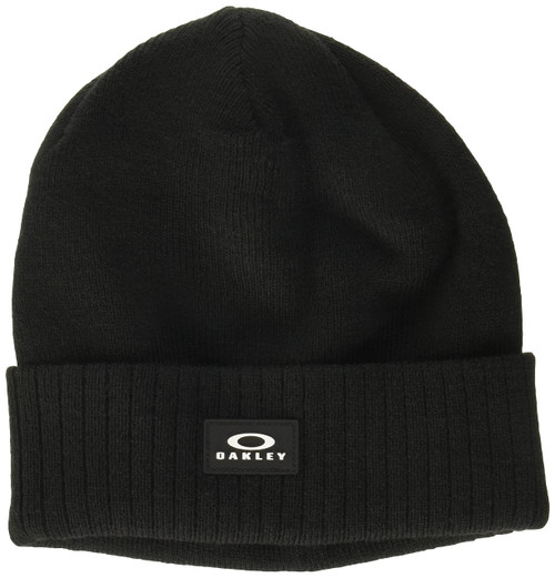 Oakley Men's Beanie Ribbed 2.0, Blackout, One Size
