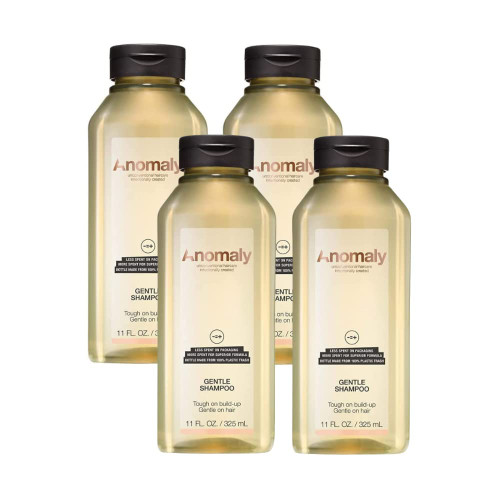 Anomaly - Haircare Gentle Shampoo Sulfate Free Rosemary and Grapefruit | Sulfate Free & Paraben Free | for Women & Men | Eco Friendly Sustainable Packaging from Ocean Plastic - 11 fl oz (Pack of 4)