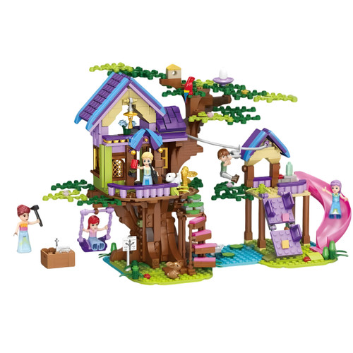 Gyinere Friends Treehouse Building Toys for Kids, Tree House Set Building Blocks with Slides Swing Animals, Friendship Forest House Creative Building Set for Girls Boys 6-12 Birthday Gifts(764Pcs) Gyinere Friends Treehouse Building Toys for Kids, Tree House Set Building Blocks with Slides Swing Animals, Friendship Forest House Creative Building Set for Girls Boys 6-12 Birthday Gifts(764Pcs)