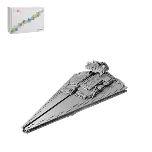 Topoo Military Star Destroyer Building Kit Compatible with Lego, Space War Building Blocks Toys Set ww2 for Kids Adults 891 Pcs