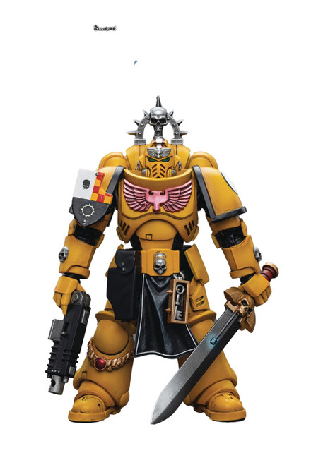 JoyToy Warhammer 40K: Imperial Fists Lieutenant with Power Sword 1:18 Scale Action Figure