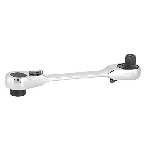 Professional 1/4" Inch Mini Ratchet Wrench 72 Teeth Drive Ratchet Wrench Tool Allen Wrench Hex Handle Lock Socket Quick Release(107mm)