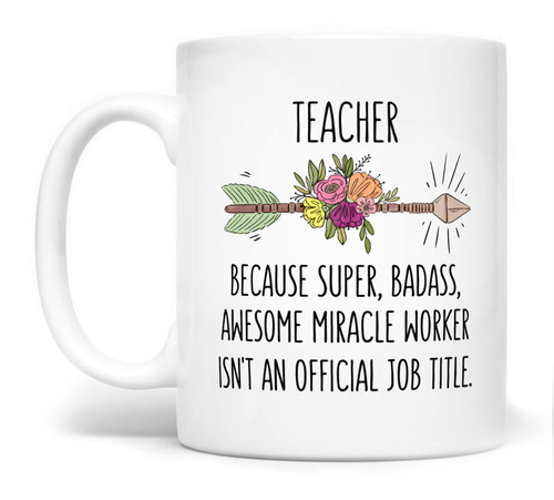 Occupational Therapist Coffee Mug Super Awesome, 11 Fluid ounces