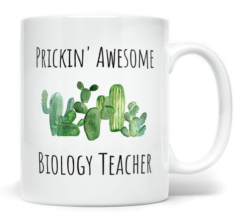 Biology Science Teacher Gift Idea Coffee Mug, 11 Fluid ounces