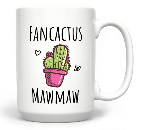 Mawmaw Coffee Mug Fancactus, 15 Fluid ounces