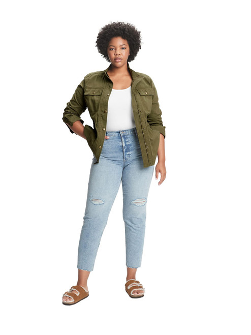 GAP womens Utility Jacket ARMY JACKET GREEN V2 M